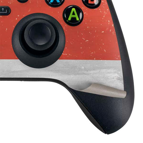 Singapore Flag Distressed Xbox Series X Controller Skin